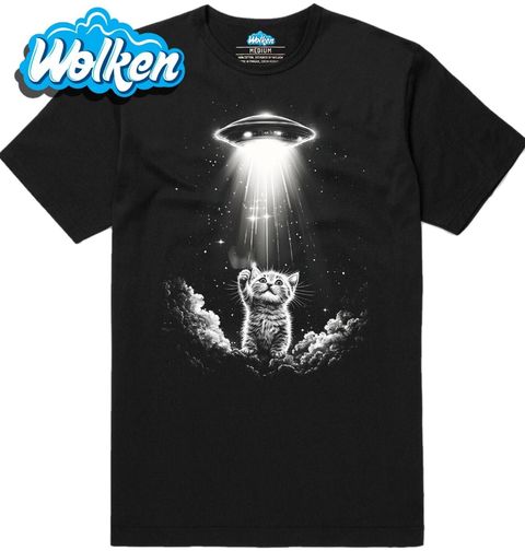 Obrázek produktu Pánské tričko Únos Kočky UFO