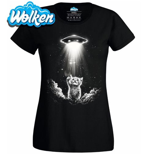 Obrázek produktu Dámské tričko Únos Kočky UFO