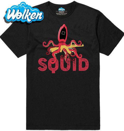 Obrázek produktu Pánské tričko Oliheň a samopal Squid Game