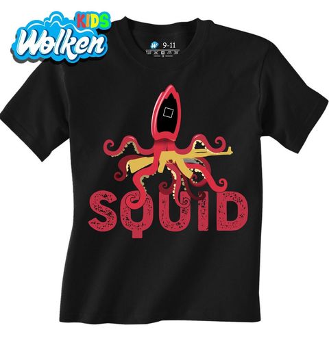 Obrázek produktu Dětské tričko Oliheň a samopal Squid Game