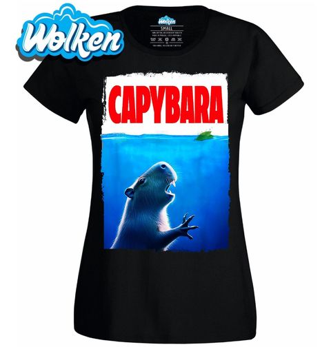 Obrázek produktu Dámské tričko Kapybara Čelisti z hlubin Jaws