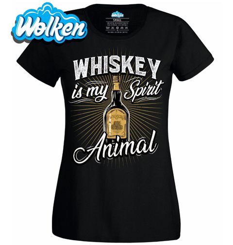 Obrázek produktu Dámské tričko Whiskey je moje spirituální zvíře