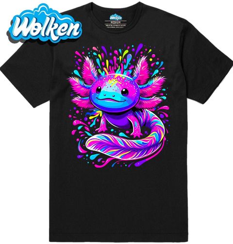 Obrázek produktu Pánské tričko Neonový Axolotl mexický