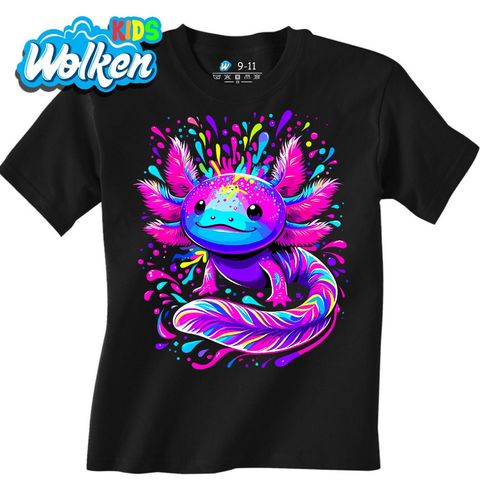 Obrázek produktu Dětské tričko Neonový Axolotl mexický