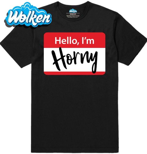 Obrázek produktu Pánské tričko Ahoj, jsem nadržený Hello, I'm Horny 