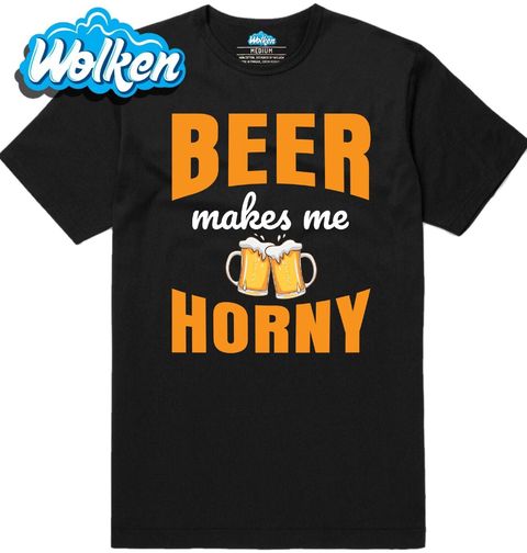 Obrázek produktu Pánské tričko Po pivě jsem nadržený Beer makes me horny