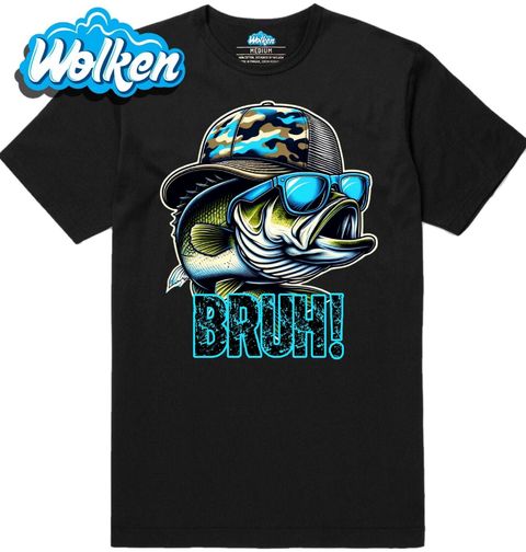 Obrázek produktu Pánské tričko Okoun s kšiltem Bass Bruh!