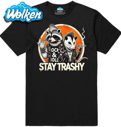 Obrázek produktu Pánské tričko Pankáči Mýval a Vačice Stay Trashy