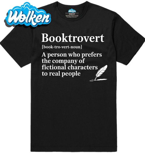 Obrázek produktu Pánské tričko Knižní introvert Booktrovert