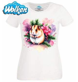 Dámské tričko  Stydlivý Křeček mezi Květy.jpg