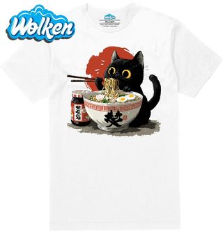 Pánské tričko Japonská Kočka a Ramen.jpg