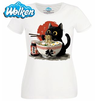 Dámské tričko Japonská Kočka a Ramen.jpg