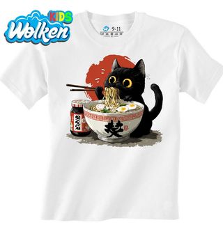 Dětské tričko Japonská Kočka a Ramen.jpg