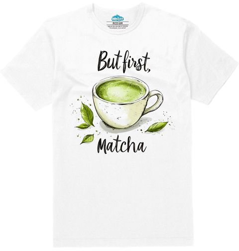 Obrázek produktu Pánské tričko Šálek Matcha Čaje But first, Matcha