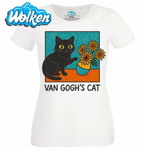 Obrázek produktu Dámské tričko Kočka Vincenta van Gogha
