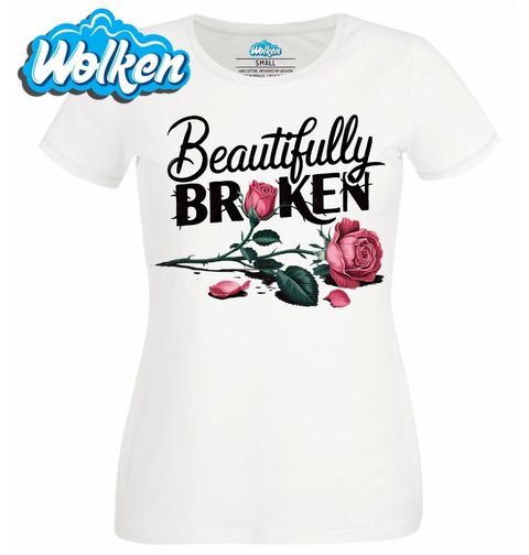 Obrázek produktu Dámské tričko Krásně Zlomená Růže Beautifully Broken