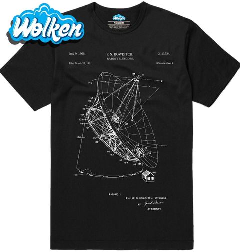 Obrázek produktu Pánské tričko Radioteleskop Patent P. N. Bowditch