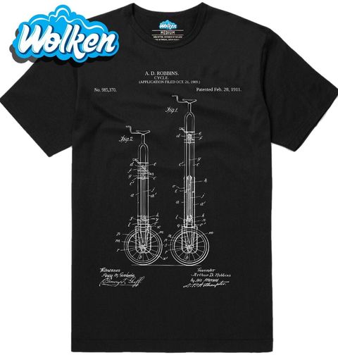Obrázek produktu Pánské tričko Jednokolka Patent A. D. Robbins
