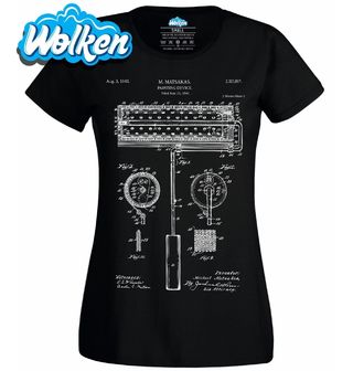 Dámské tričko Malířský váleček Patent M. Matsakas.jpg