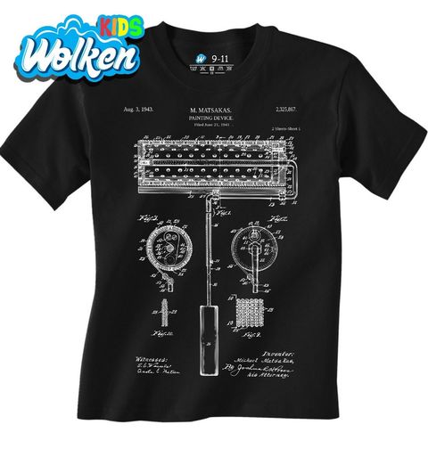 Obrázek produktu Dětské tričko Malířský váleček Patent M. Matsakas