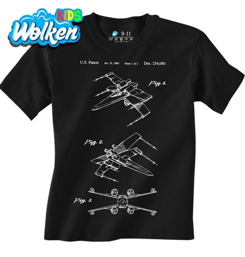 Obrázek produktu Dětské tričko Stíhačka X-Wing Patent Lucasfilm