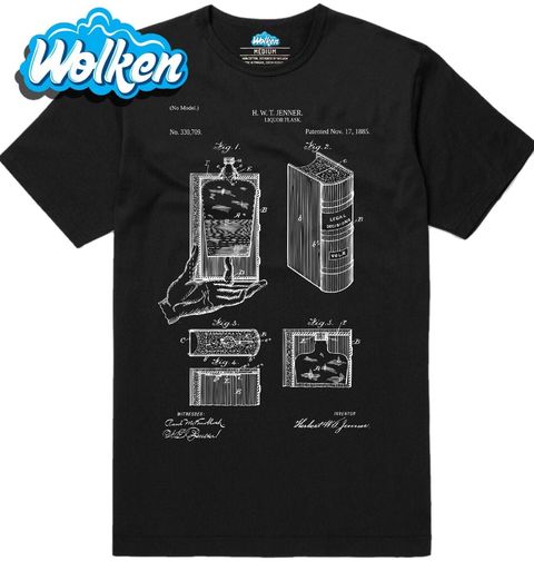 Obrázek produktu Pánské tričko Skrytá placatka Patent H. W. T. Jennera