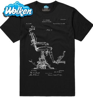 Pánské tričko Zubařské Křeslo Patent E. T. Starr.jpg