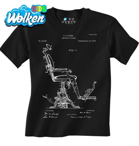 Obrázek produktu Dětské tričko Zubařské Křeslo Patent E. T. Starr