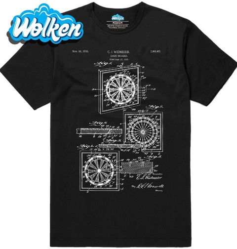 Obrázek produktu Pánské tričko Šipkový terč Patent C. J. Widmeier
