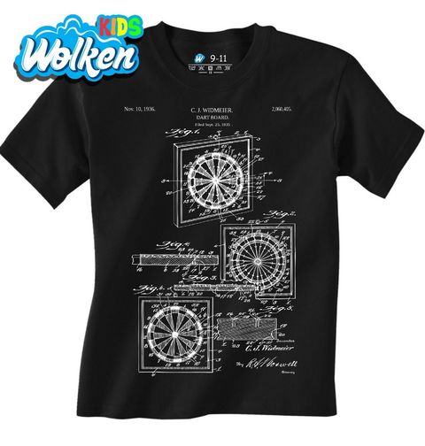 Obrázek produktu Dětské tričko Šipkový terč Patent C. J. Widmeier