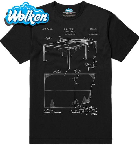 Obrázek produktu Dětské tričko Stůl na Stolní Tenis Patent E. D. Kaser