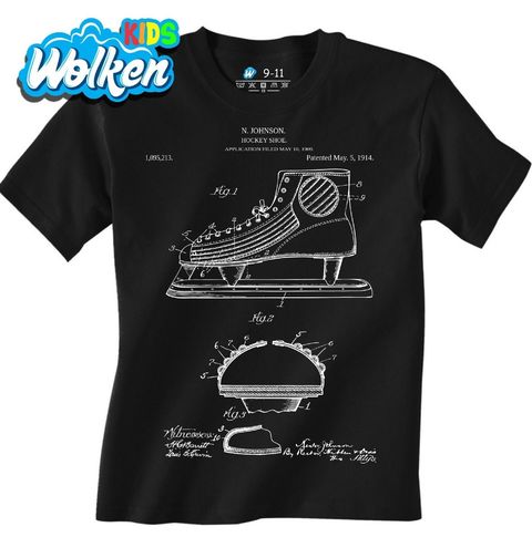 Obrázek produktu Dětské tričko Hokejové Brusle Patent N. Johnson