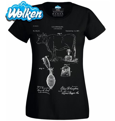 Obrázek produktu Dámské tričko Dojička Patent E. B. Douglass