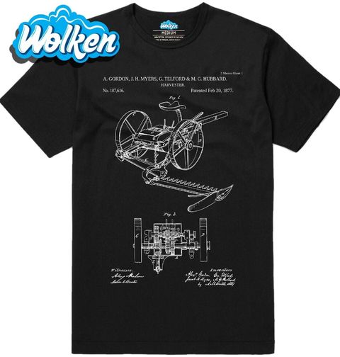 Obrázek produktu Pánské tričko Sklízecí Stroj Patent A. Gordon & spol.