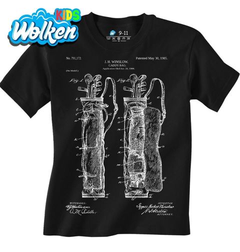 Obrázek produktu Dětské tričko Golfový Bag Patent J. H. Winslow