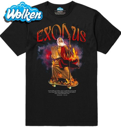 Obrázek produktu Pánské tričko Mojžíš na skateboardu Exodus 31:18