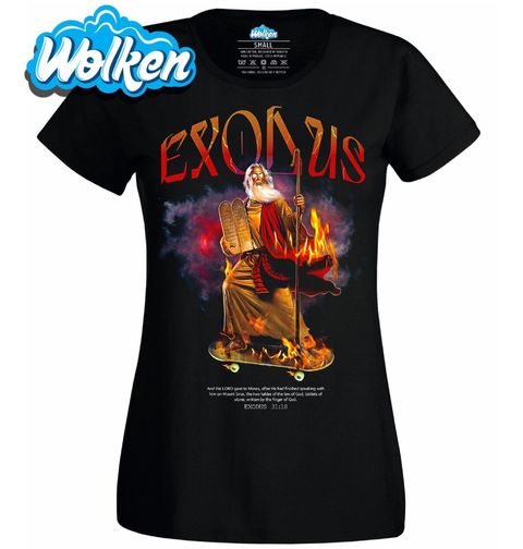 Obrázek produktu Dámské tričko Mojžíš na skateboardu Exodus 31:18