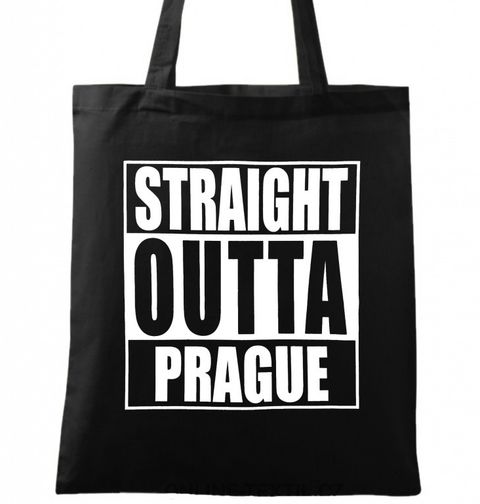 Obrázek produktu Bavlněná taška Přímo z Prahy "Straight Outta Prague"