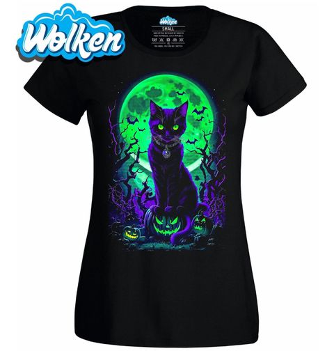 Obrázek produktu Dámské tričko Kočka na Dýni Strážkyně Halloweenu