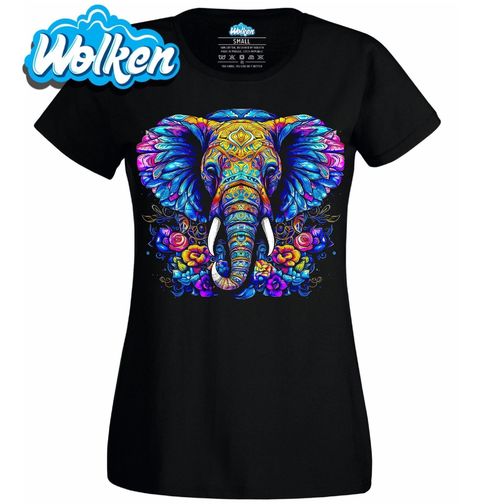 Obrázek produktu Dámské tričko Slon indický Sloní Mandala