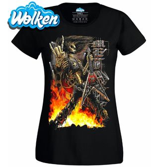 Dámské tričko Metalový Kostlivec z Podsvětí.jpg