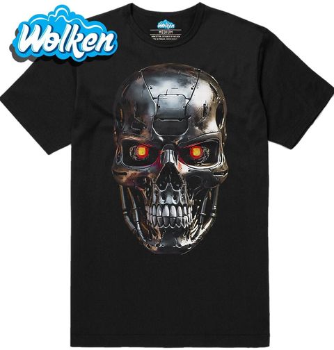 Obrázek produktu Pánské tričko Lebka z Kovu T-800