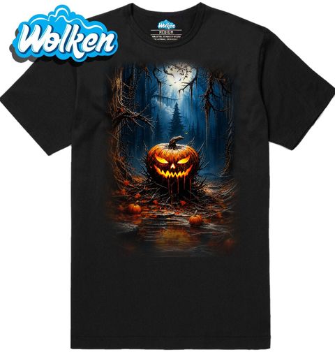 Obrázek produktu Pánské tričko Dýně v Halloweenském Lese
