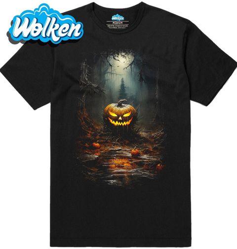 Obrázek produktu Pánské tričko Dýně v Halloweenském Lese