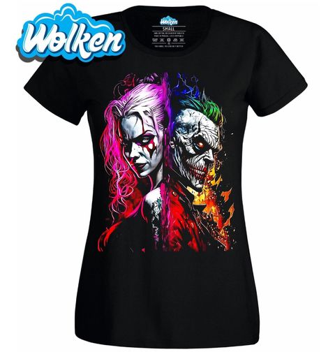 Obrázek produktu Dámské tričko Harley a Joker v Barvách