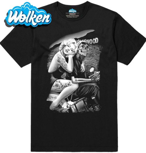 Obrázek produktu Pánské tričko Marilyn Monroe a Kostlivec