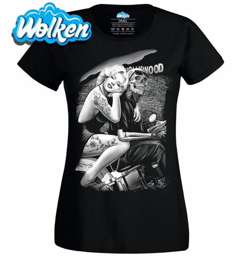 Obrázek produktu Dámské tričko Marilyn Monroe a Kostlivec