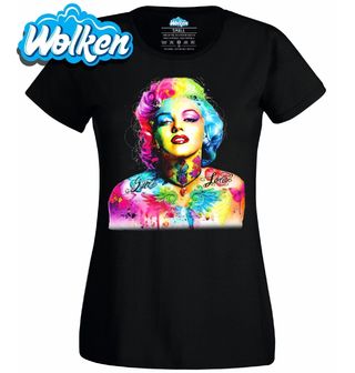Dámské tričko Marilyn Monroe v Barvách.jpg