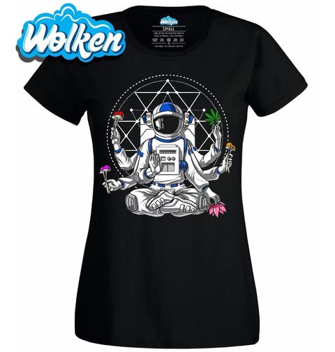 Obrázek produktu Dámské tričko Medititující Kosmonaut