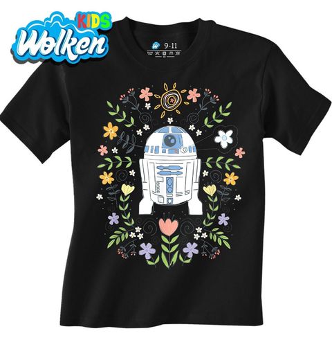Obrázek produktu Dětské tričko R2D2 mezi květinami Star Wars